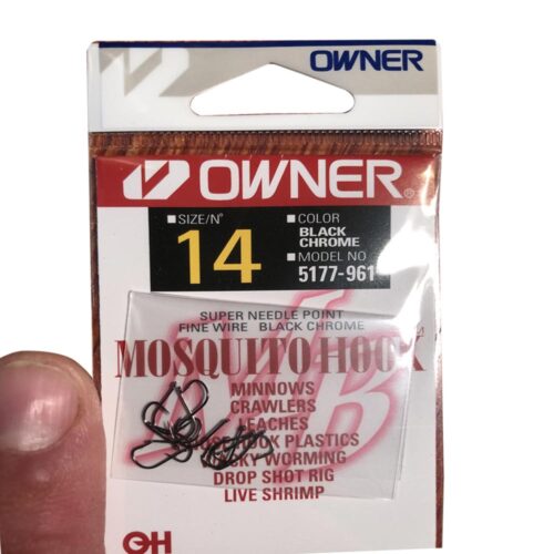 Owner Mosquito Hooks  Size: 1 - 14 - Fishingmonk